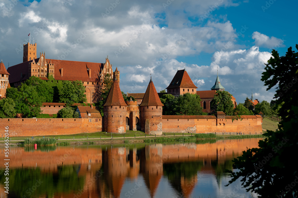 2022-06-13. castle fragment of the Teutonic Knights Order in Malbork, Poland