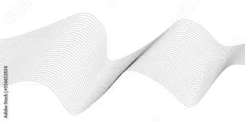 Abstract 3d background . Wave lines bandage vector design . 