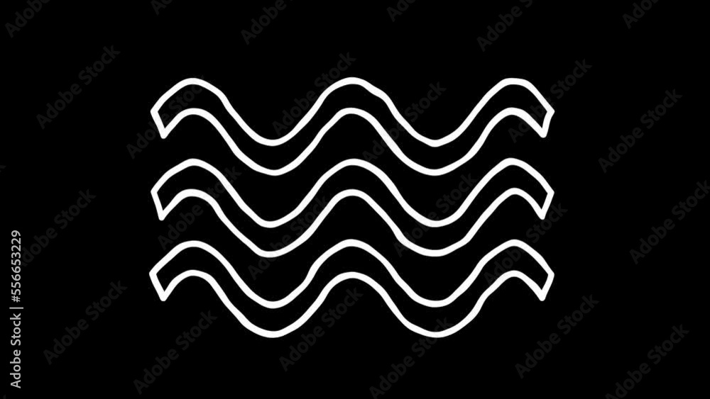 Wave icon sign or symbol animation. White Highlight Elements. Doodle loop animation. doodle style on transparent background. Jittery Artistic Motion. scribble seamless loop animation. Wave icon sign or symbol animation. White Highlight Elements. Doodle loop animation. doodle style on transparent background. Jittery Artistic Motion. scribble seamless loop animation.