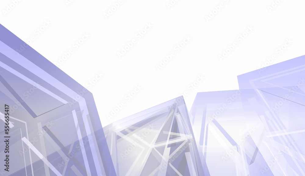 Abstract architectural rendering 3d illustration Abstract architectural rendering 3d illustration