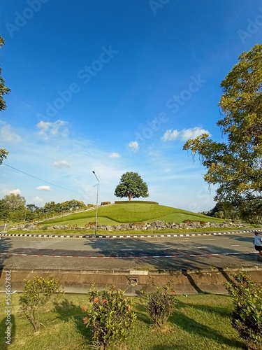 view of the park of the city