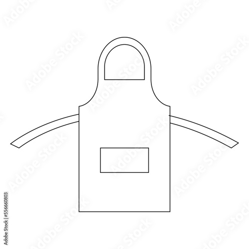 Apron vector icon