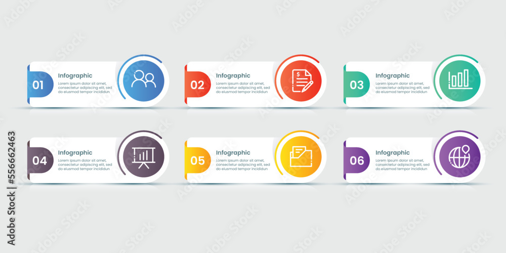 custom made wallpaper toronto digitalSix steps modern infographic template