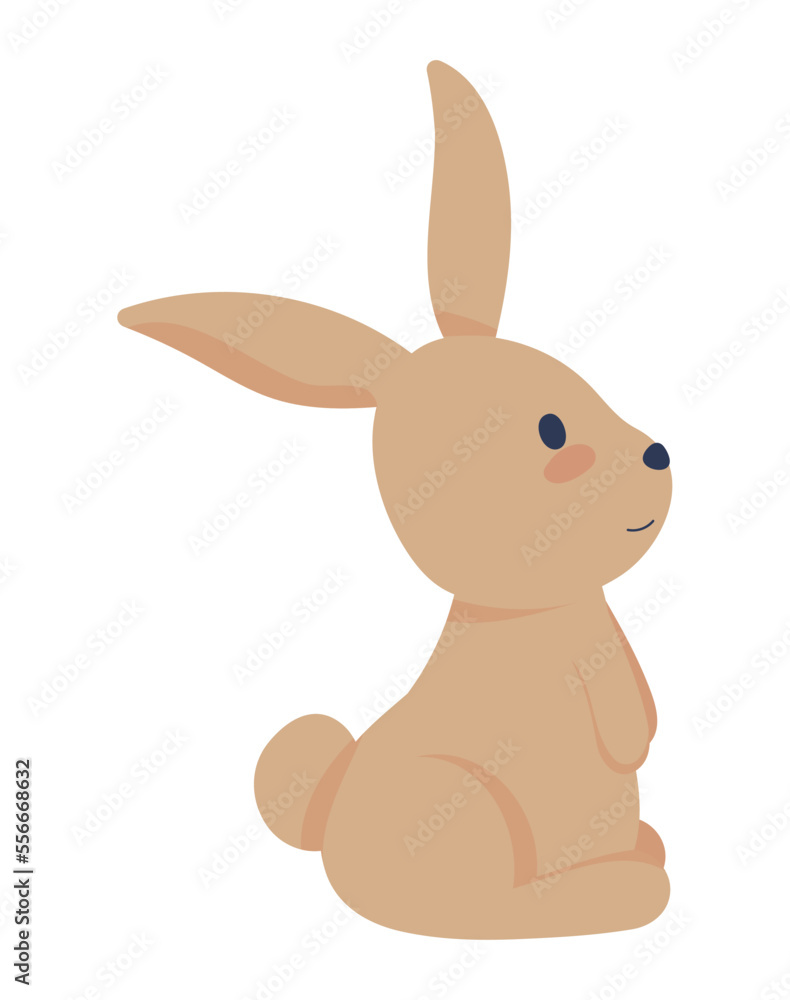 Obraz premium rabbit vector icon