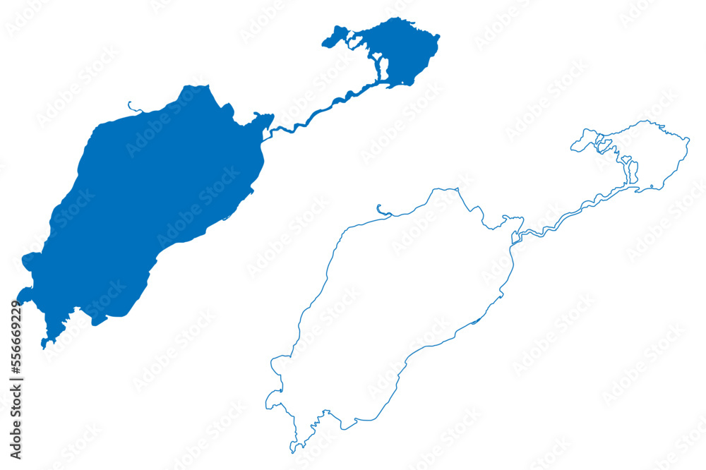 Lake Edward and George (Africa, Republic of Uganda, Democratic Republic of the Congo, Congo-Kinshasa, DR Congo) map vector illustration, scribble sketch Rwitanzigye or Rweru and Katunguru map Lake Edward and George (Africa, Republic of Uganda, Democratic Republic of the Congo, Congo-Kinshasa, DR Congo) map vector illustration, scribble sketch Rwitanzigye or Rweru and Katunguru map