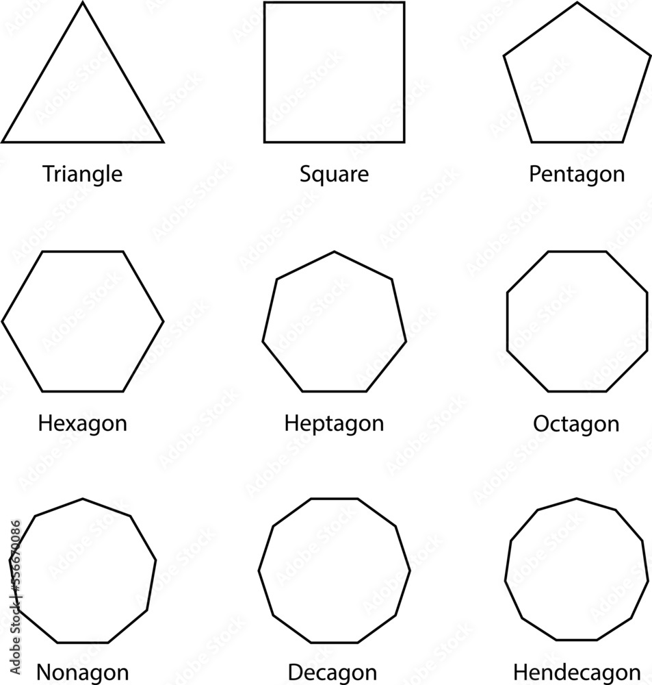 Types Of Regular Polygons Geometric Shapes Triangle Square Pentagon types-of-regular-polygons-geometric-shapes-triangle-square-pentagon