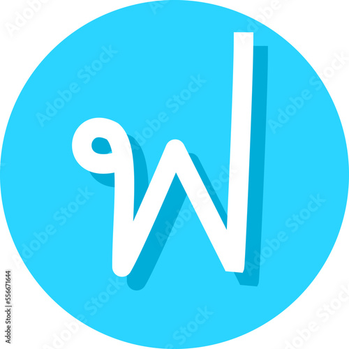 consonant of the Thai alphabet font logo vector  illustration set fonts for logo, brand, Thai Alphabet and Number in circle frames. Thai Alphabet Letters for decoration of kids illustrations. 