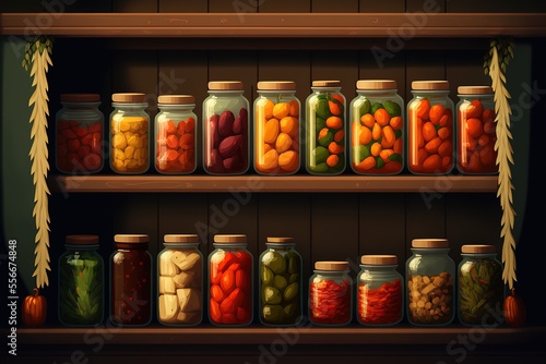 jars of pickles. Generative AI