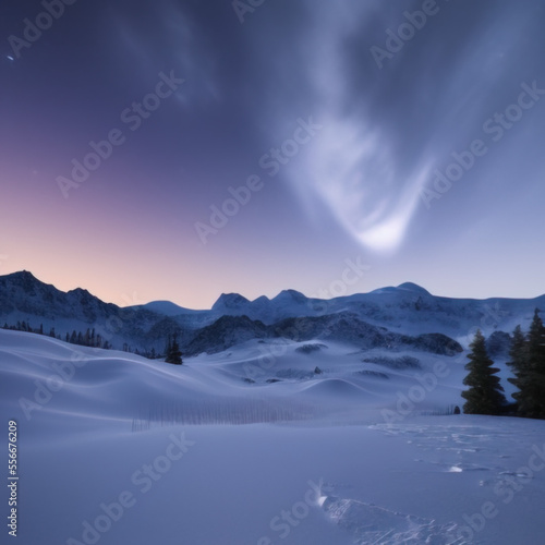 beautiful panorama of mountains © Kuba