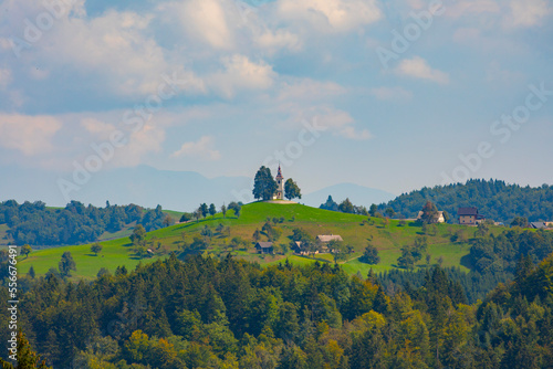 Sveti Tomaz (Saint Thomas) Church view, Slovenia. photo