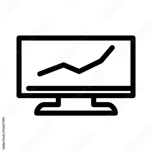 Monitor icon template PNG