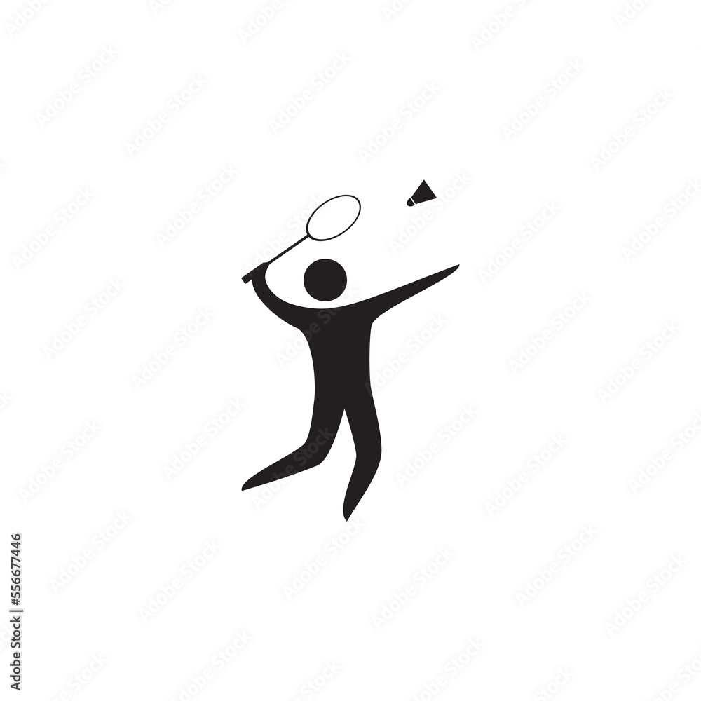 badminton icon symbol sign vector