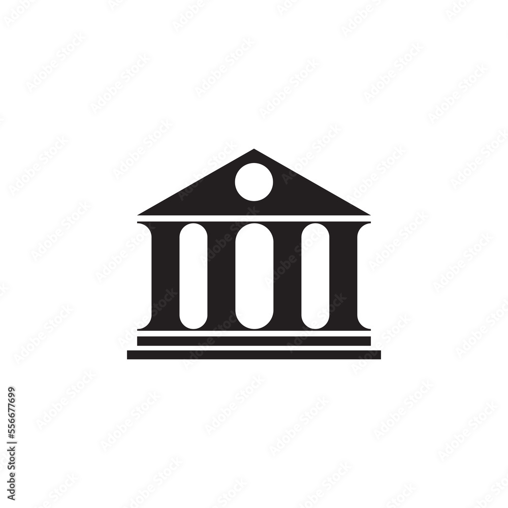 bank icon symbol sign vector bank icon symbol sign vector