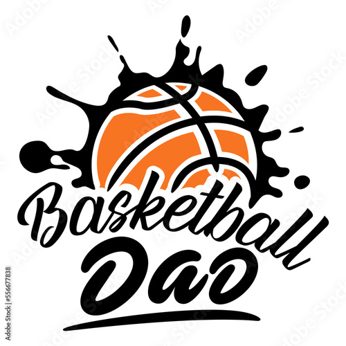 Basketball Dad sports design for basketball fans. Basketball theme design for sport lovers stuff and perfect gift for basketball players and fans