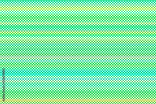 Abstract  random horizontal stripes halftone pattern. gradient green and yellow. for background usage.
