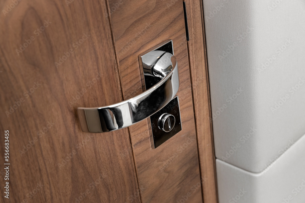 door handle chrome, interior design of a yacht, yachting, yacht