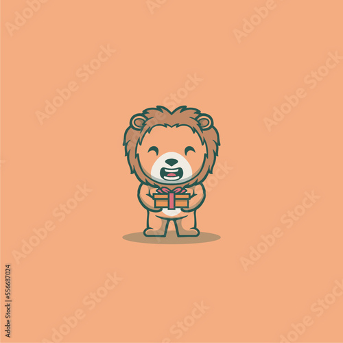 Cute Lion Vector