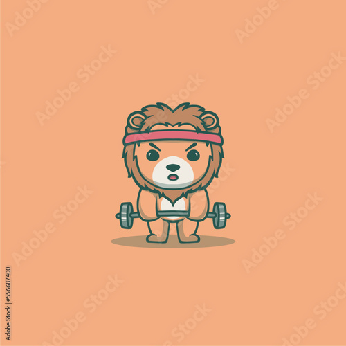 Cute Lion Vector