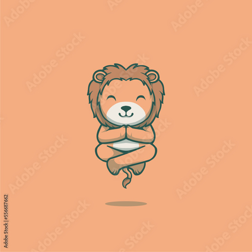 Cute Lion Vector