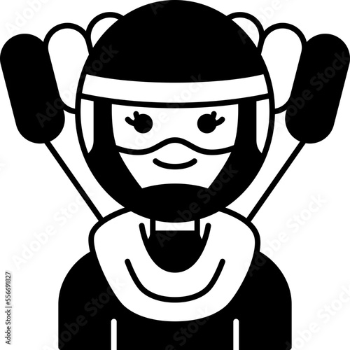 parachuting  icon