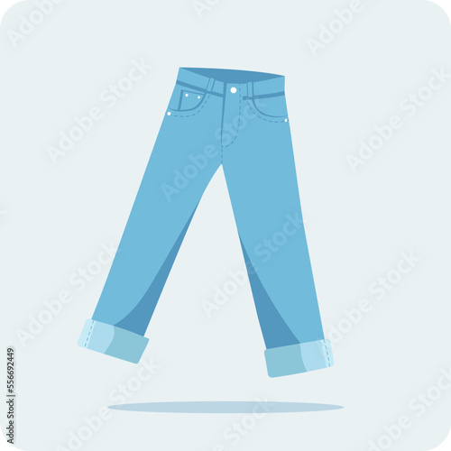 Jeans, Denim, flat design, and Illustration
