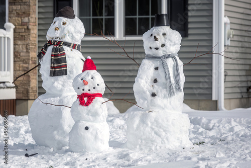 Snow People Family
