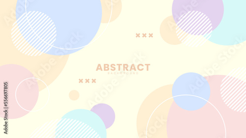 Abstract background with pastel color and simple geometric shapes. Suitable for banners, posters, flyers, brochures or presentation backgrounds