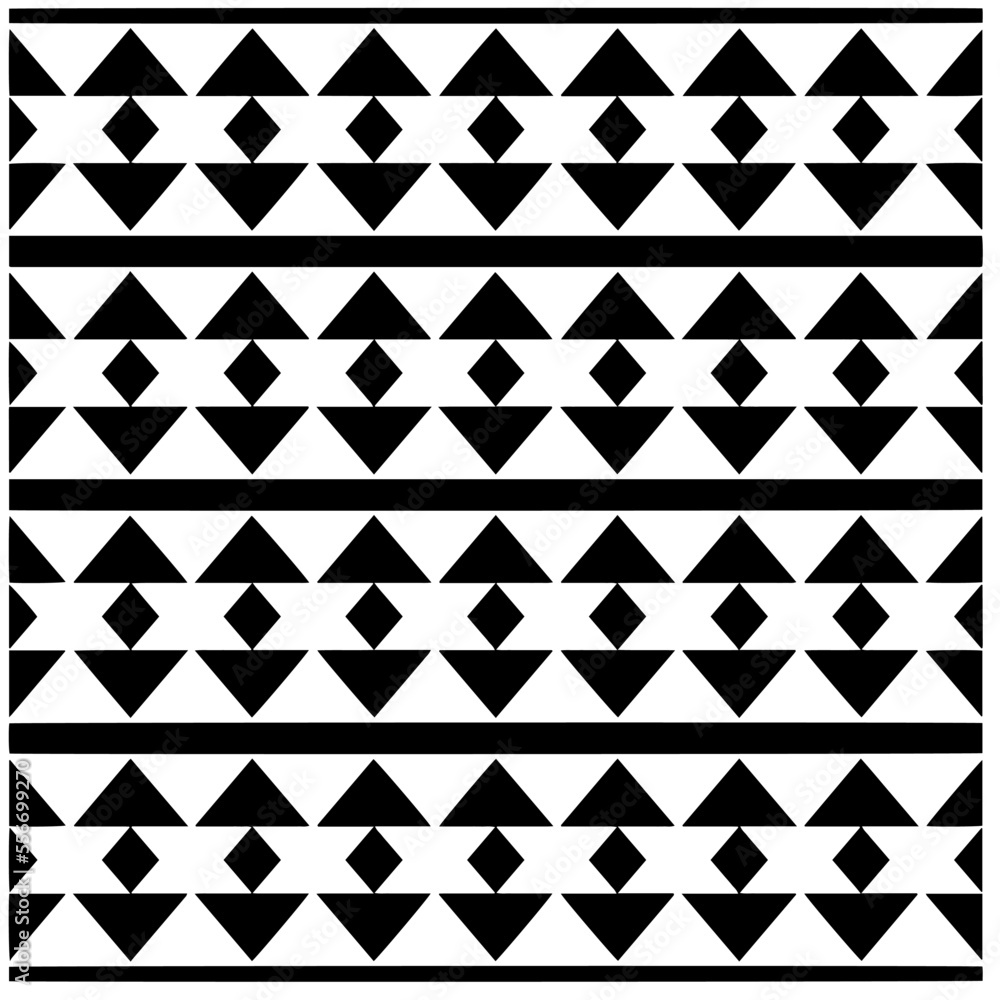 Vector pattern in geometric ornamental style. Black and white abstract background. Seamless repeat pattern. Vector pattern in geometric ornamental style. Black and white abstract background. Seamless repeat pattern.