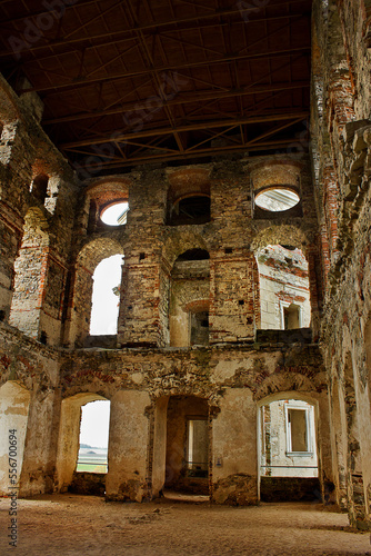  the ancient castle of the 17th century Kryzhtopor in Ujazd, Poland photo