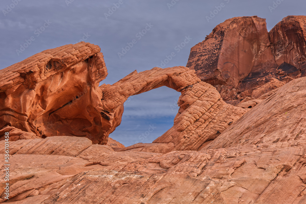 Valley of Fire Arch Rock During the Day