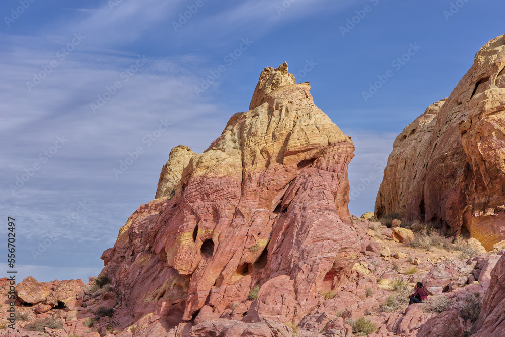Valley of Fire Rock Formations in White Domes Trail