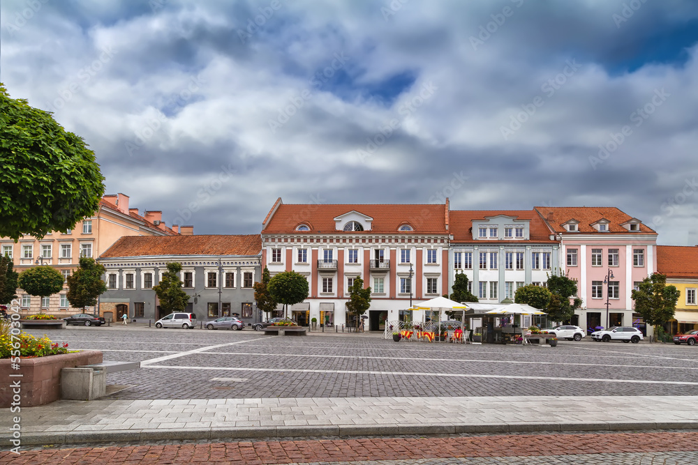 Town hall square, Vilnius, Lithuania