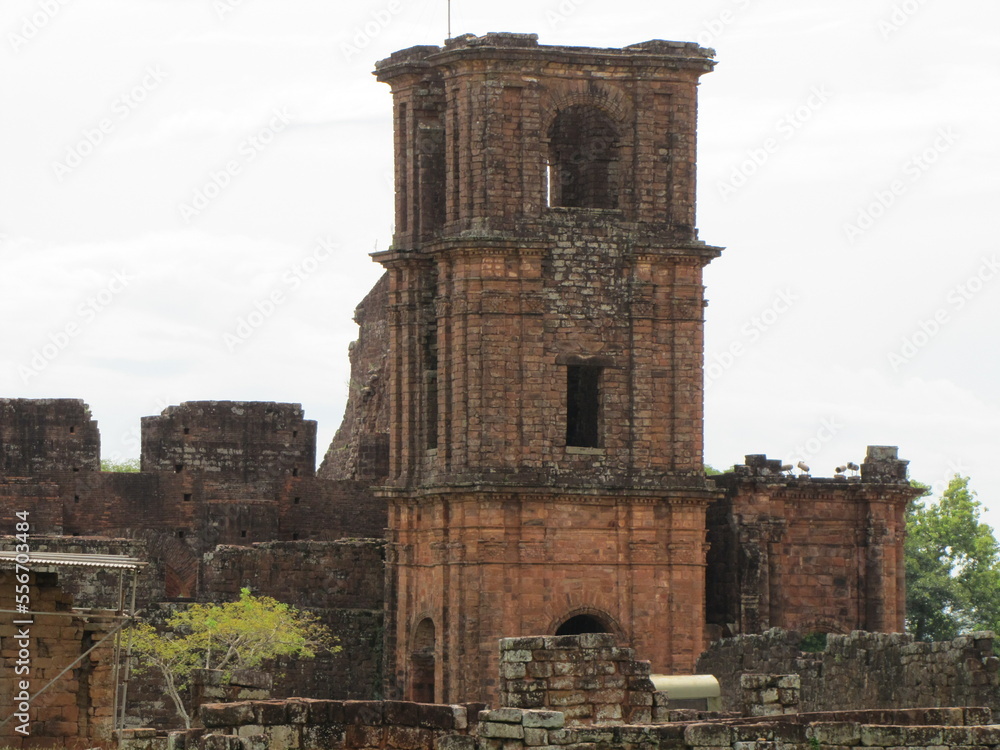 Fototapeta premium ruins of san miguel archangel