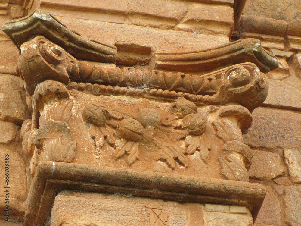 Fototapeta premium ruins of san miguel archangel