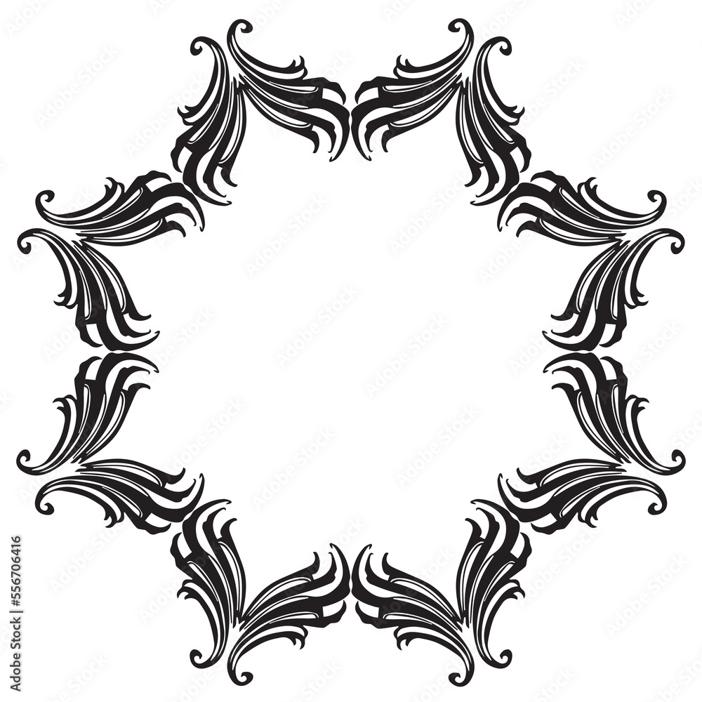 Fototapeta premium frames in vintage style with elements of ornament, art, pattern, background, texture, Vector illustration eps 10, Art.