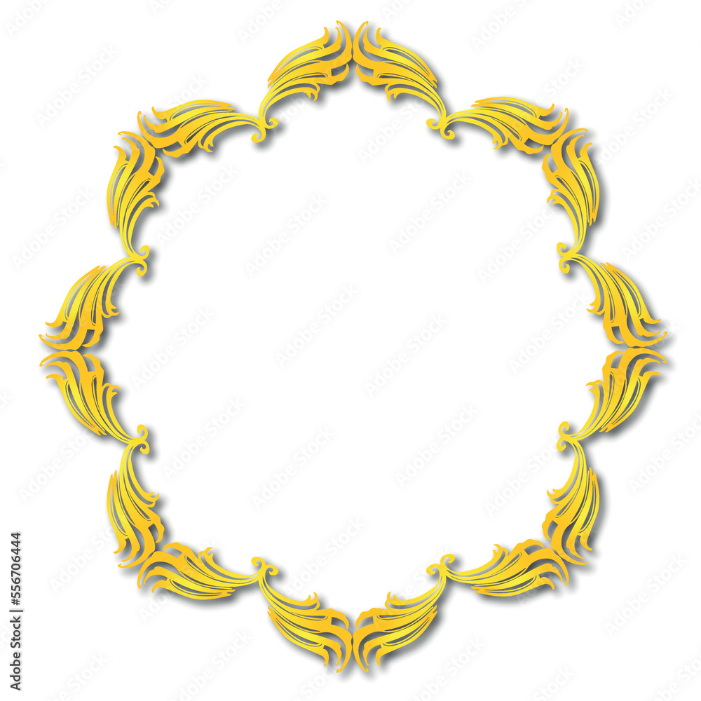 Obraz premium frames in vintage style with elements of ornament, art, pattern, background, texture, Vector illustration eps 10, Art.