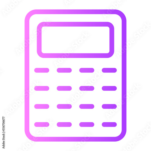 calculator gradient icon
