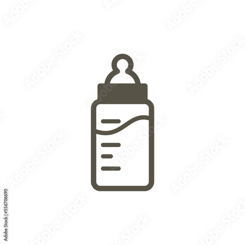baby bottle icon design vector template