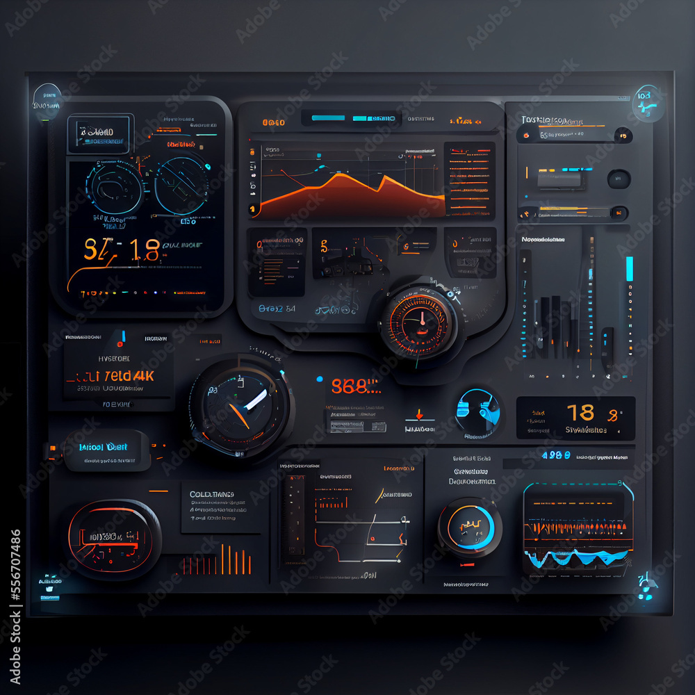 Modern system of electronic dasgboard, generative ai