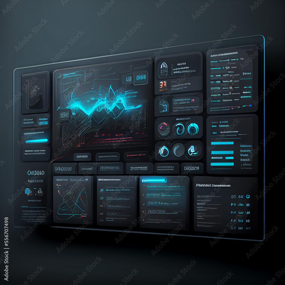 Modern system of electronic dasgboard, generative ai