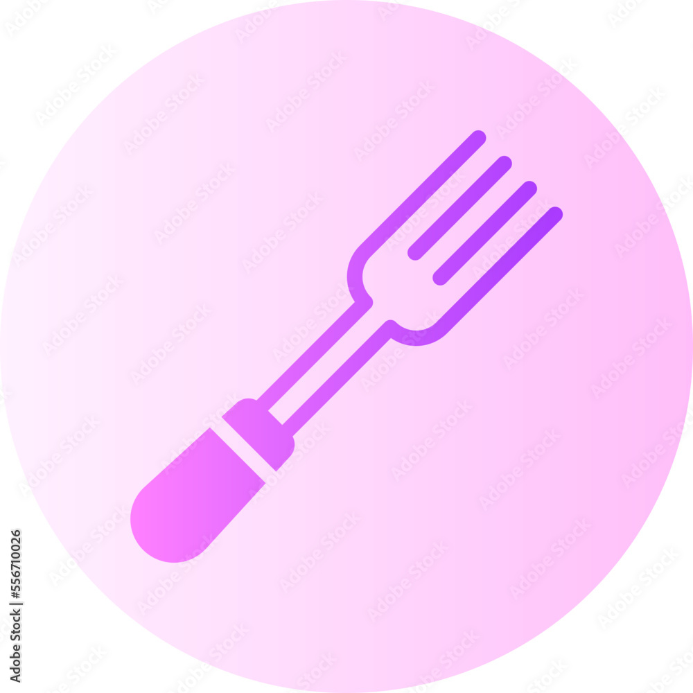fork gradient icon fork gradient icon