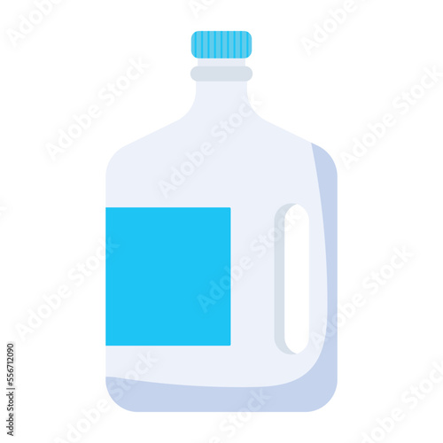 A handy flat icon of juice pack 