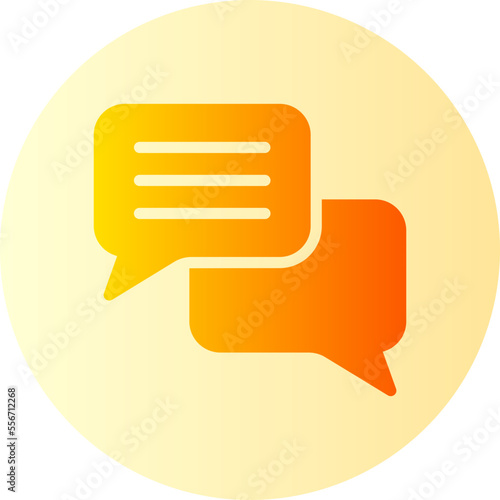 chat gradient icon