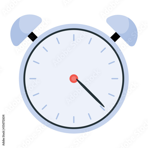 Grab this flat icon of timepiece