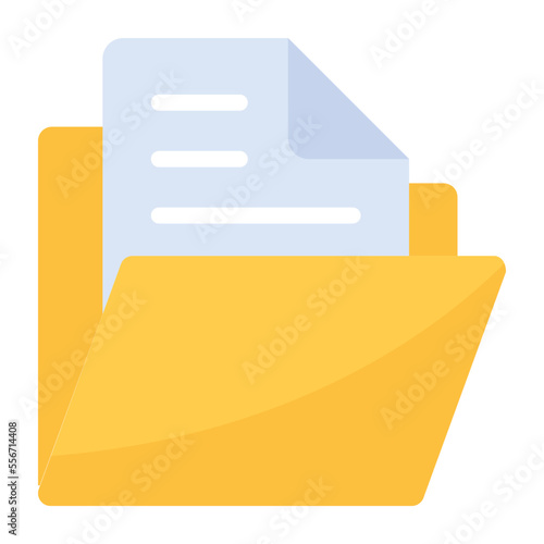 Check out flat icon of file folder 