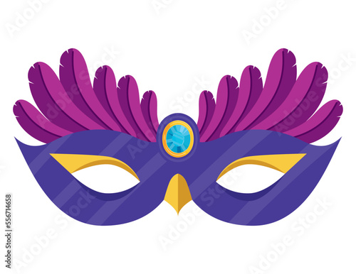 colorful mardi gras mask
