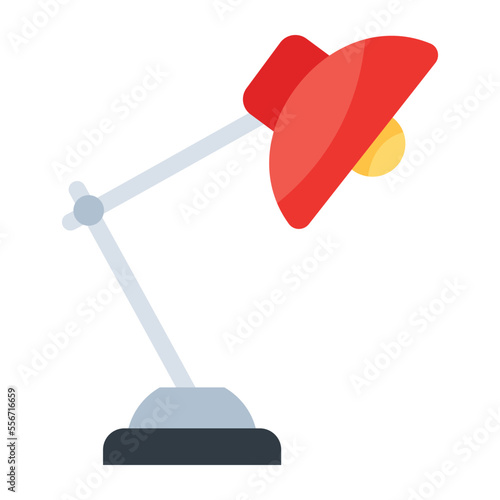 A flat icon of ceiling lamp 