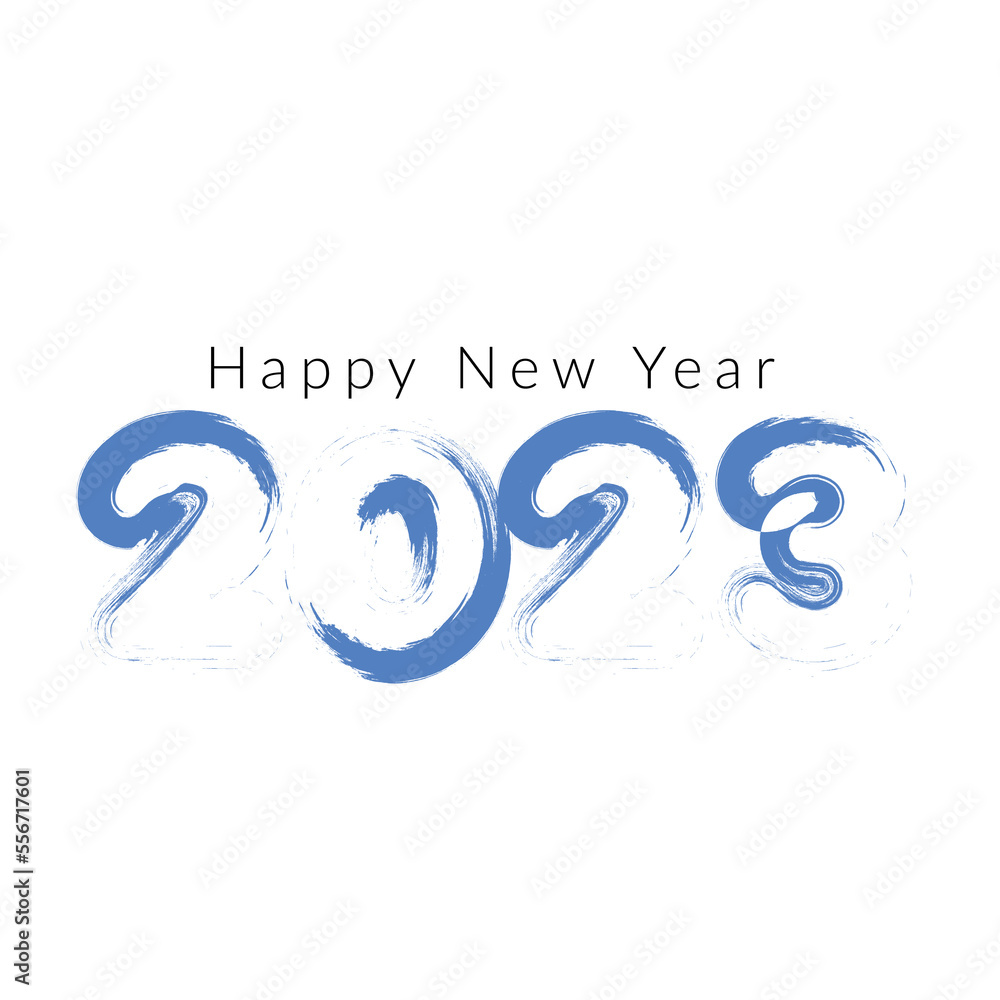 Obraz premium happy new year 2023 text design