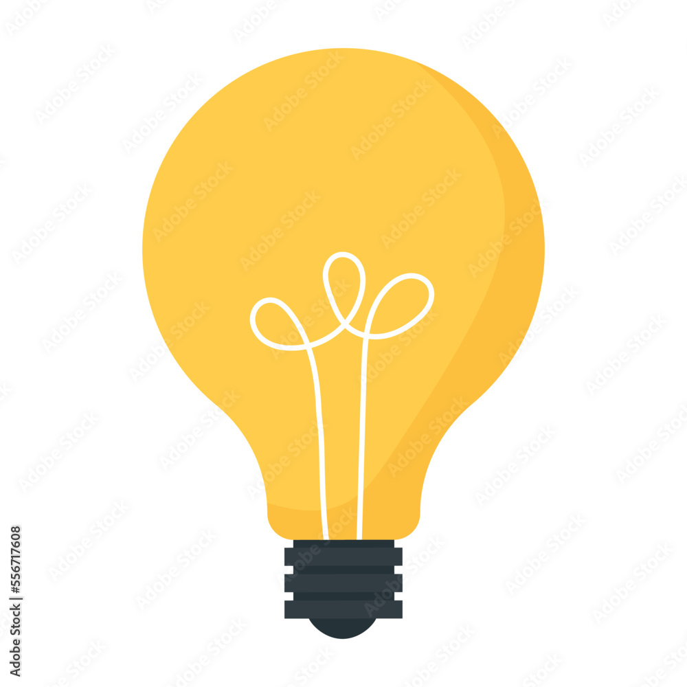 Easy to use flat icon of light Easy to use flat icon of light