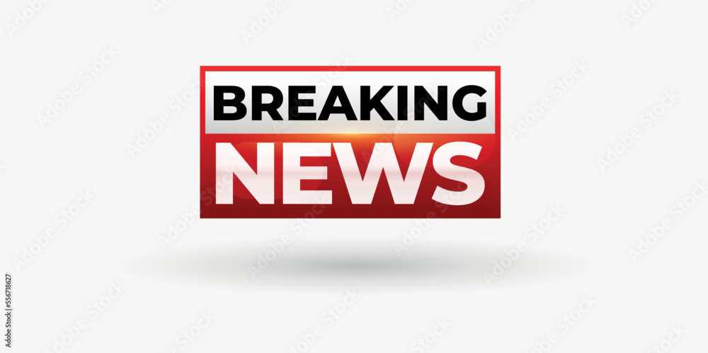 Professional broadcast breaking news logo design template Professional broadcast breaking news logo design template